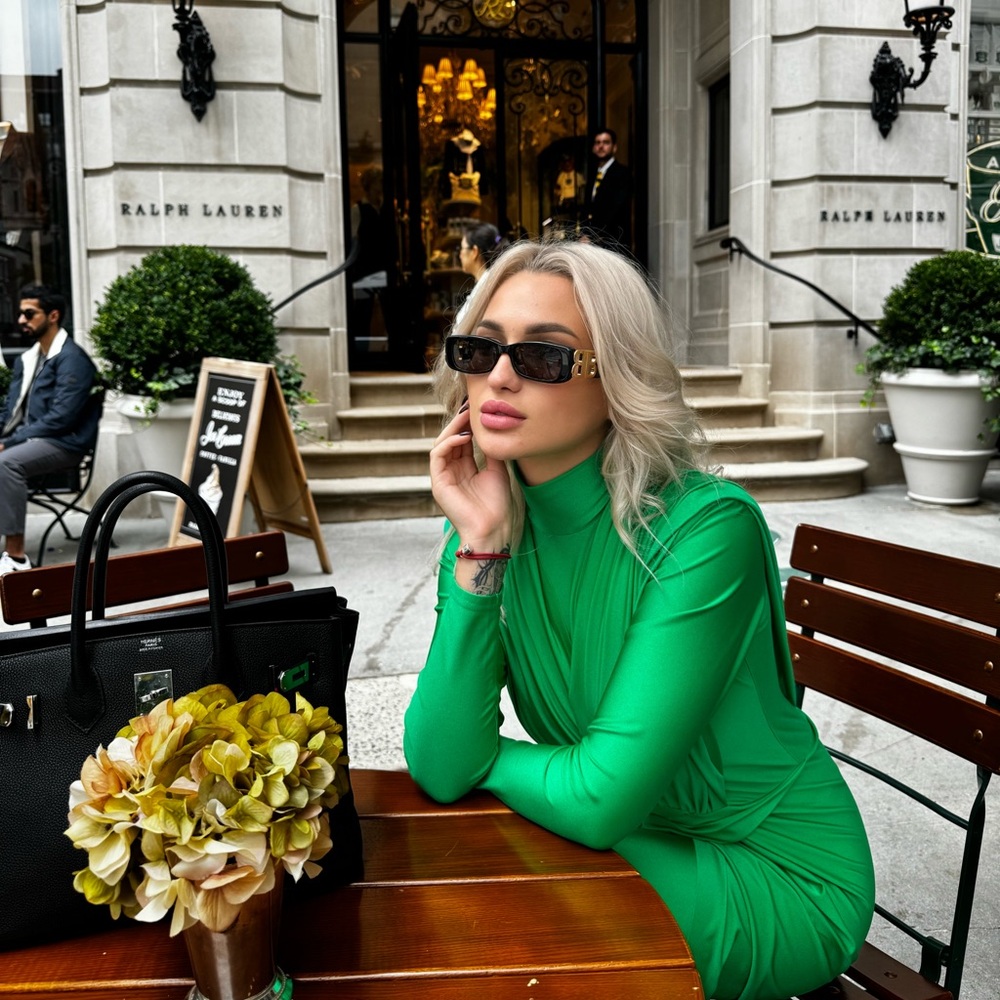 Green Cosmic dress